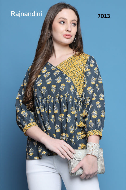 7013 Rajnandini Cotton Women Top