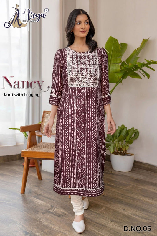05 Nancy Adm Kurti Pant Set