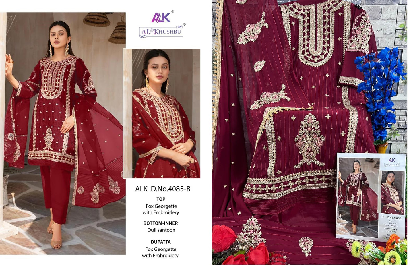 4085B Alk Pakistani Salwar Suits