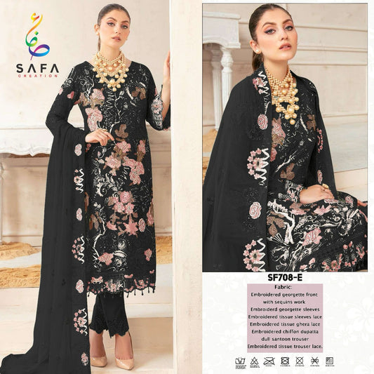 708E Safa Creation Pakistani Salwar Suits