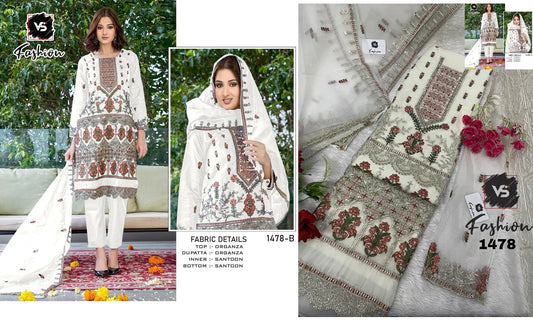 1478B Vs Fashion Pakistani Salwar Suits