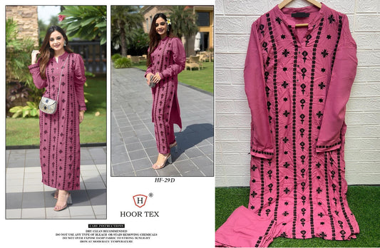 21D Hoor Tex Kurti Pant Set
