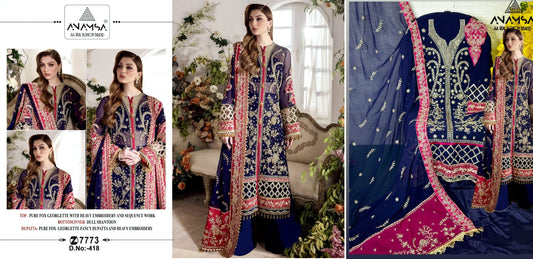 418 Anamsa Pakistani Salwar Suits