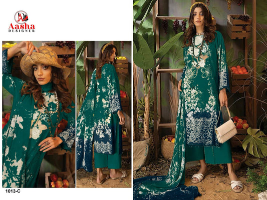 1013C Aasha Designer Pakistani Salwar Suits