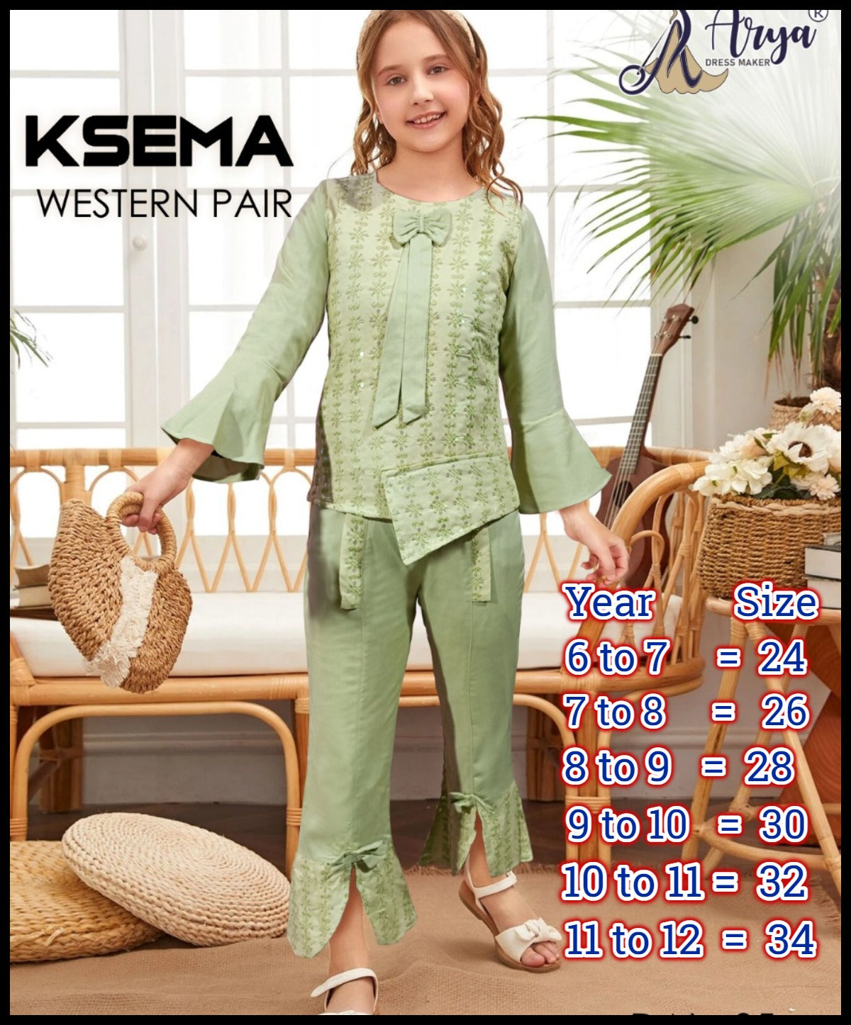 Ksema Pista Adm Girls Co-Ord Set