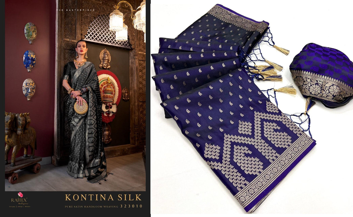 323010 Kontina Rajtex Sarees