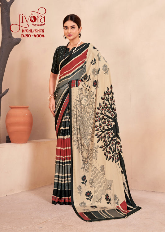 4004 Highlight Jivora Sarees