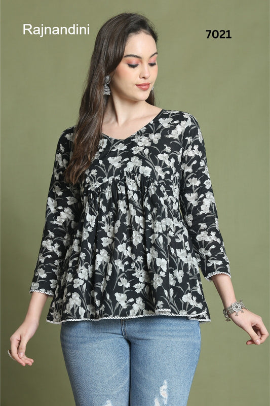 7021 Rajnandini Cotton Women Top