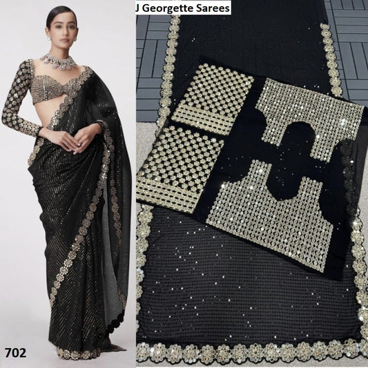 702 J Georgette Sarees