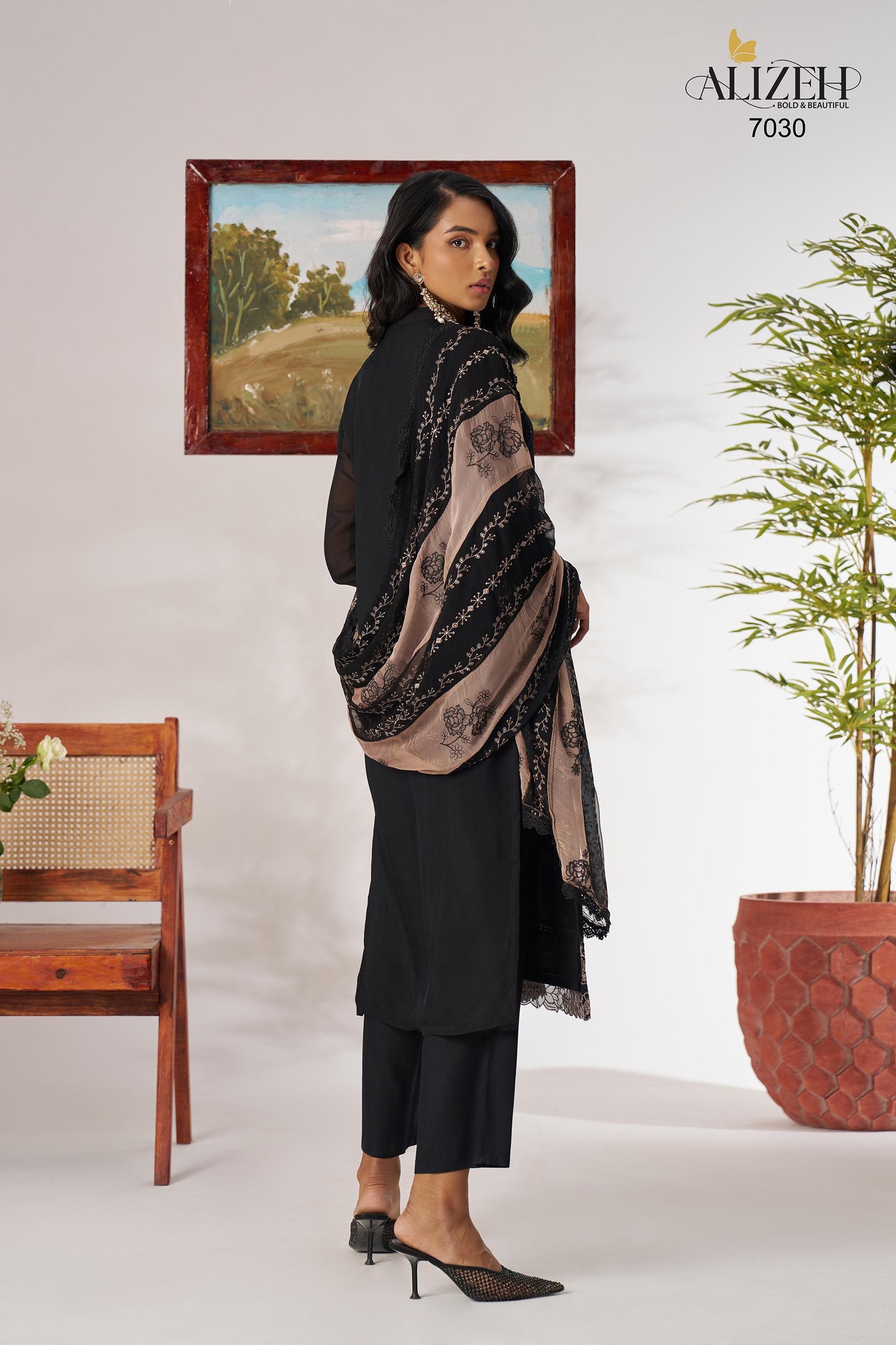 7030 Rose Vol 2 Alizeh Organza Readymade Suits