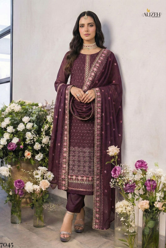 7045 Alizeh Georgette Readymade Suits