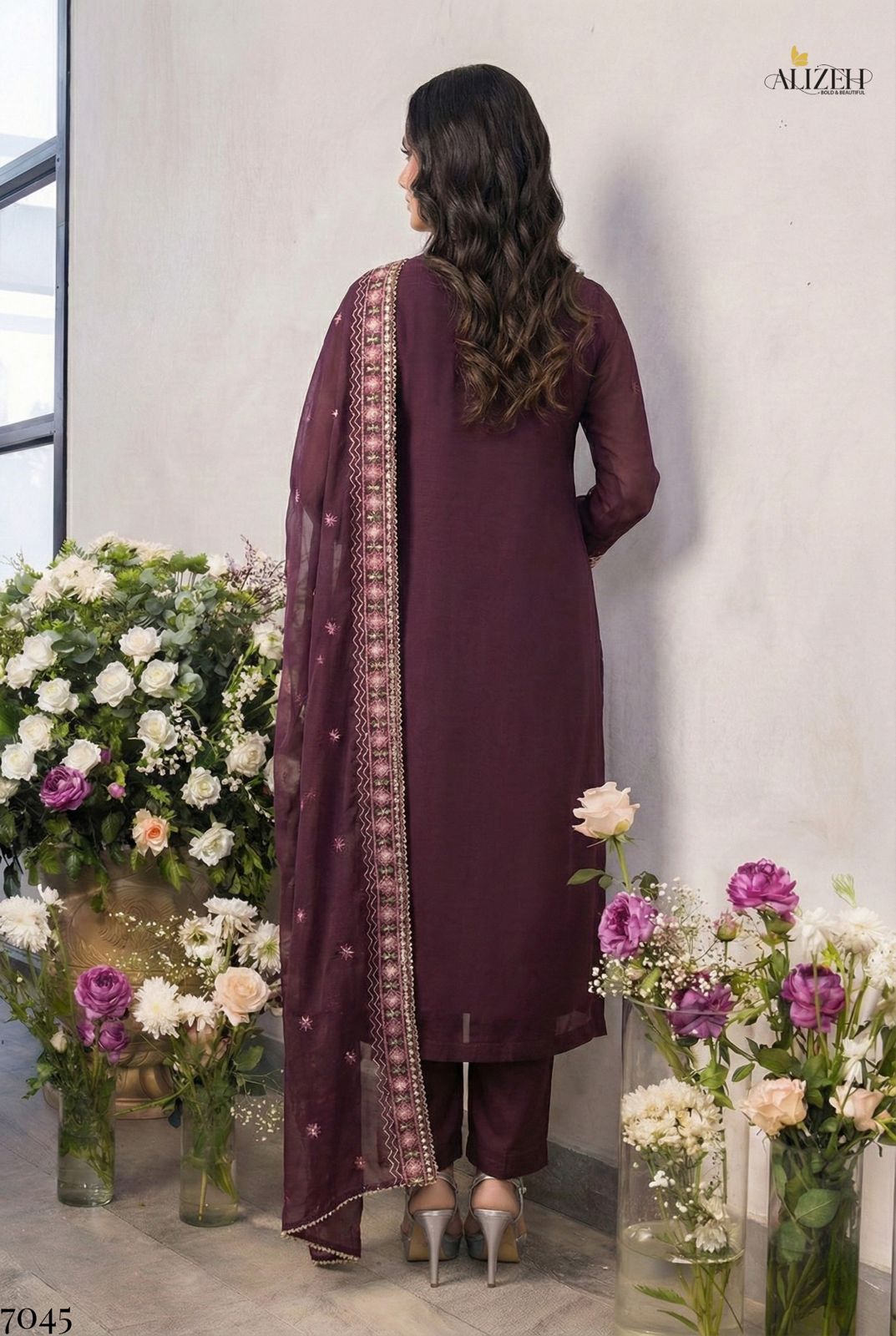 7045 Alizeh Georgette Readymade Suits