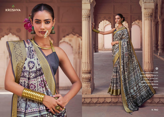 7062 Krushnapriya Kreshva Pv Silk Sarees