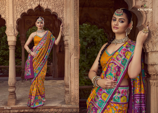 7066 Chakori Kreshva Pv Silk Sarees