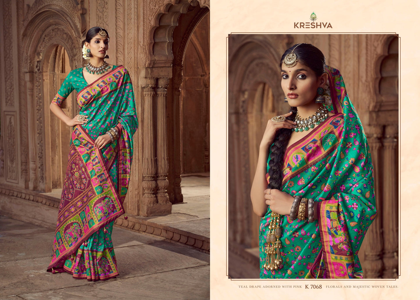7068 Chakori Kreshva Pv Silk Sarees