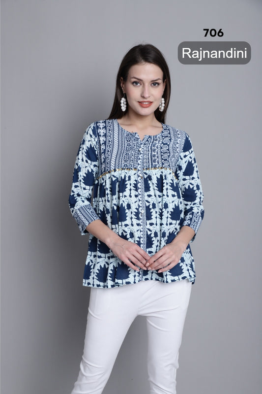 706 Rajnandini Cotton Women Top