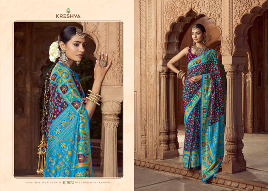 7072 Chakori Kreshva Pv Silk Sarees