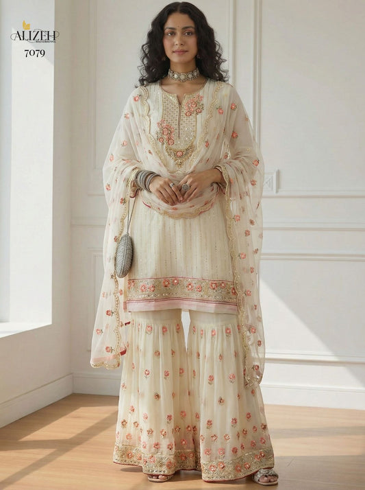 7079 Alizeh Georgette Readymade Suits