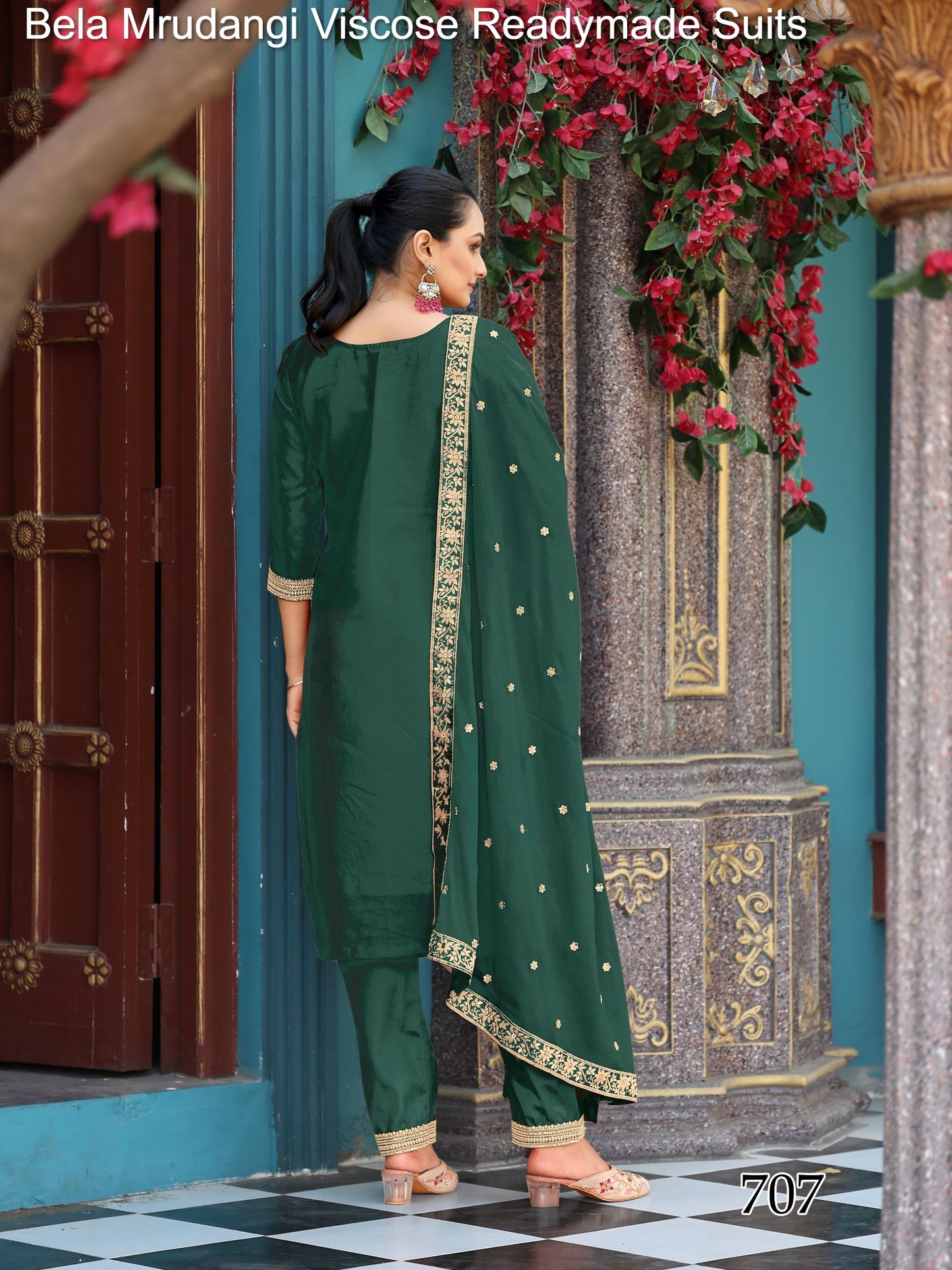 707 Bela Mrudangi Viscose Readymade Suits