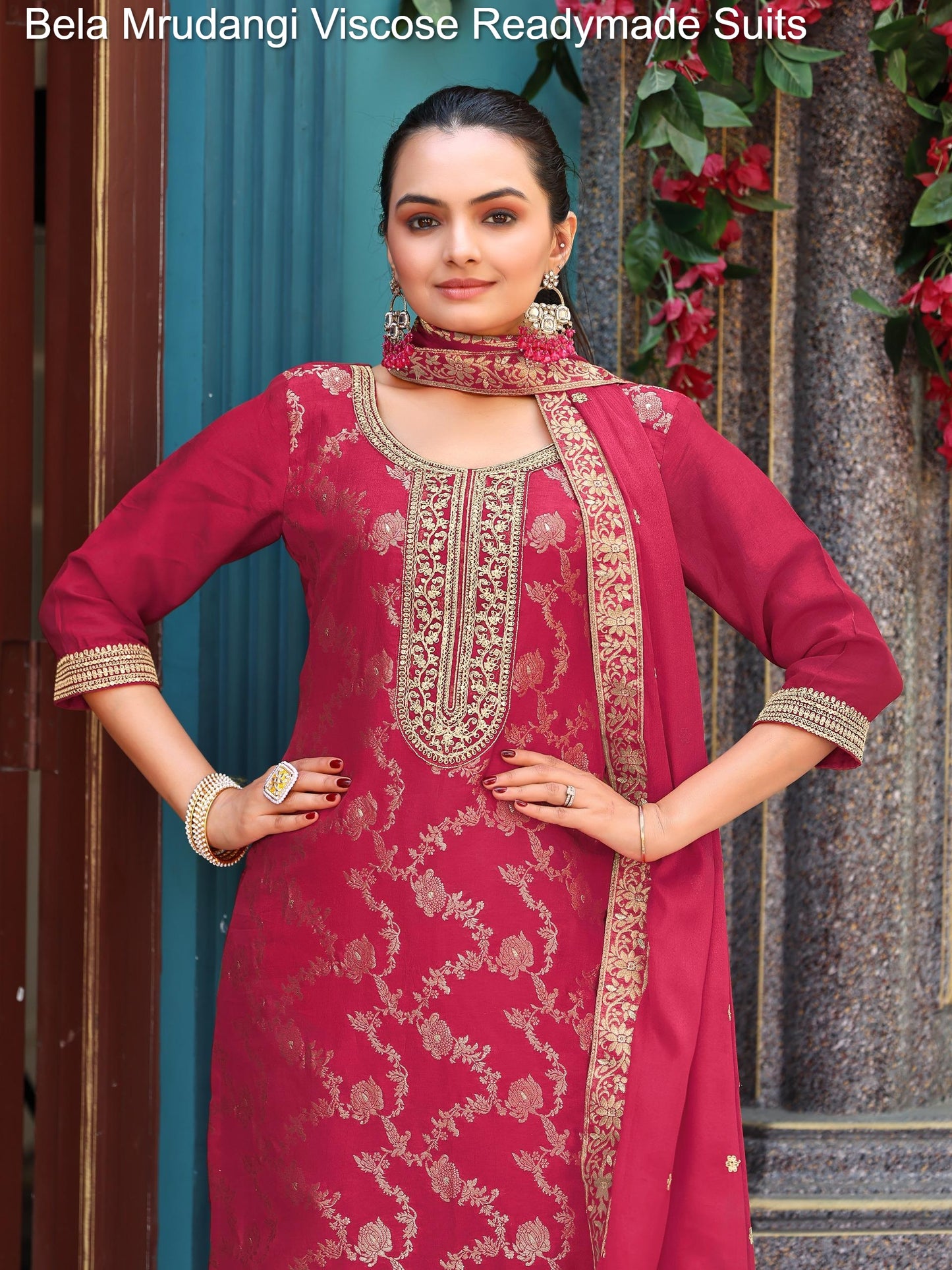 708 Bela Mrudangi Viscose Readymade Suits