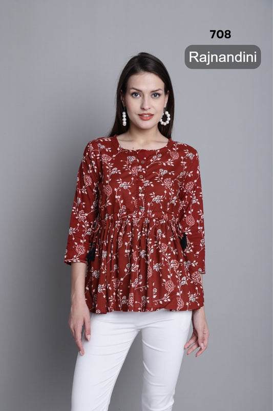 708 Rajnandini Cotton Women Top