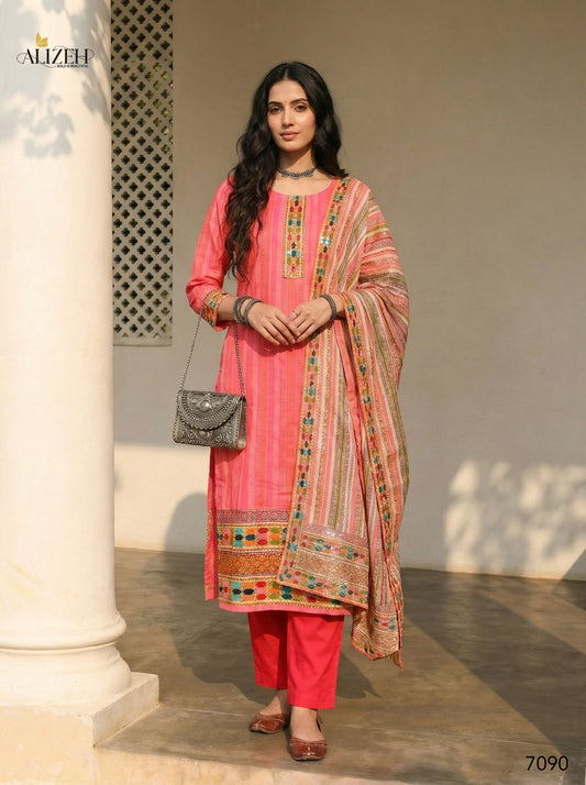 7090 Alizeh Cotton Readymade Suits