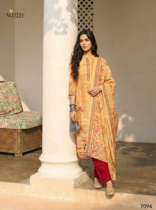 7094 Alizeh Cotton Readymade Suits
