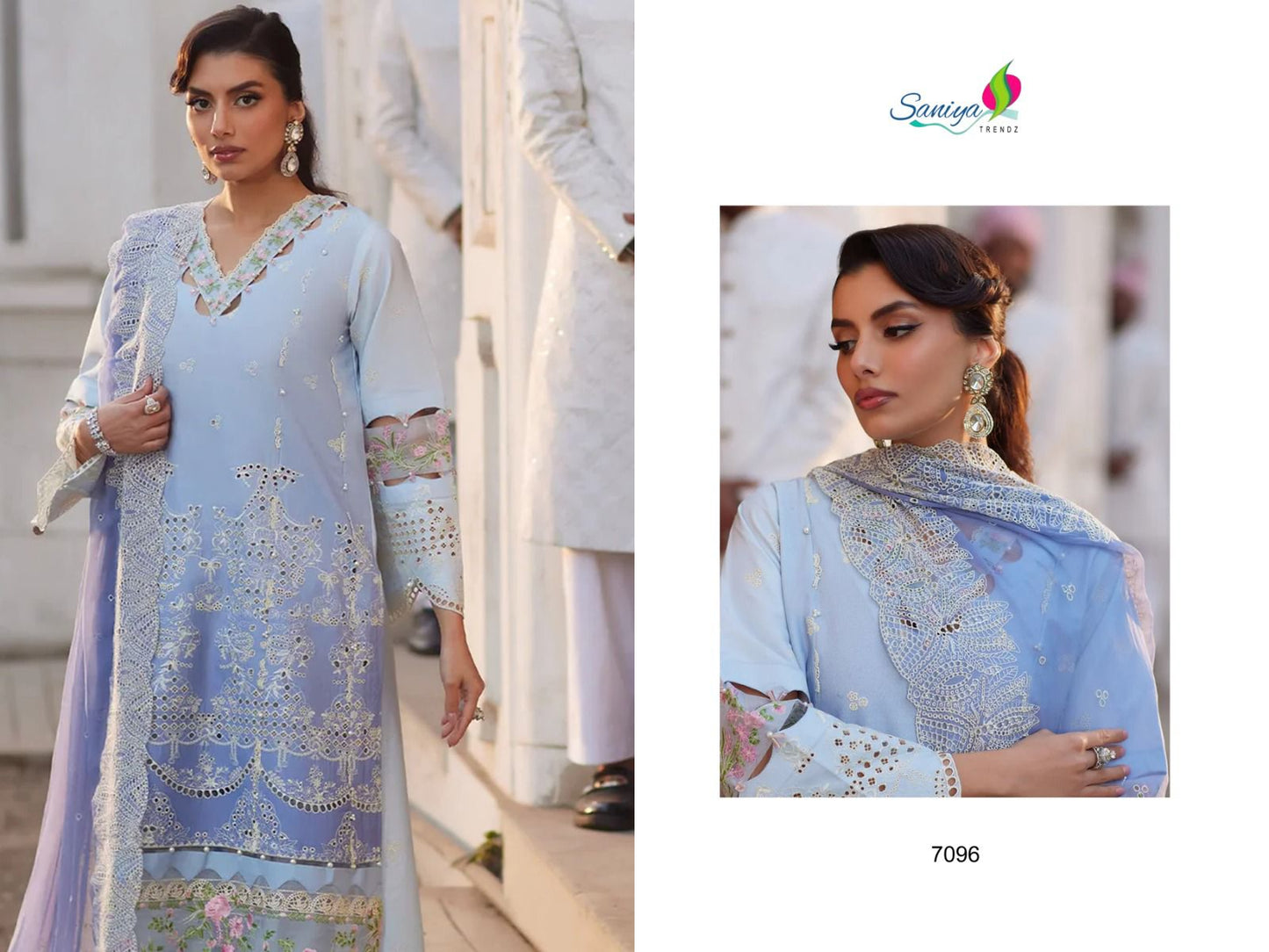 7096 Saniya Trendz Cotton Pakistani Salwar Suits