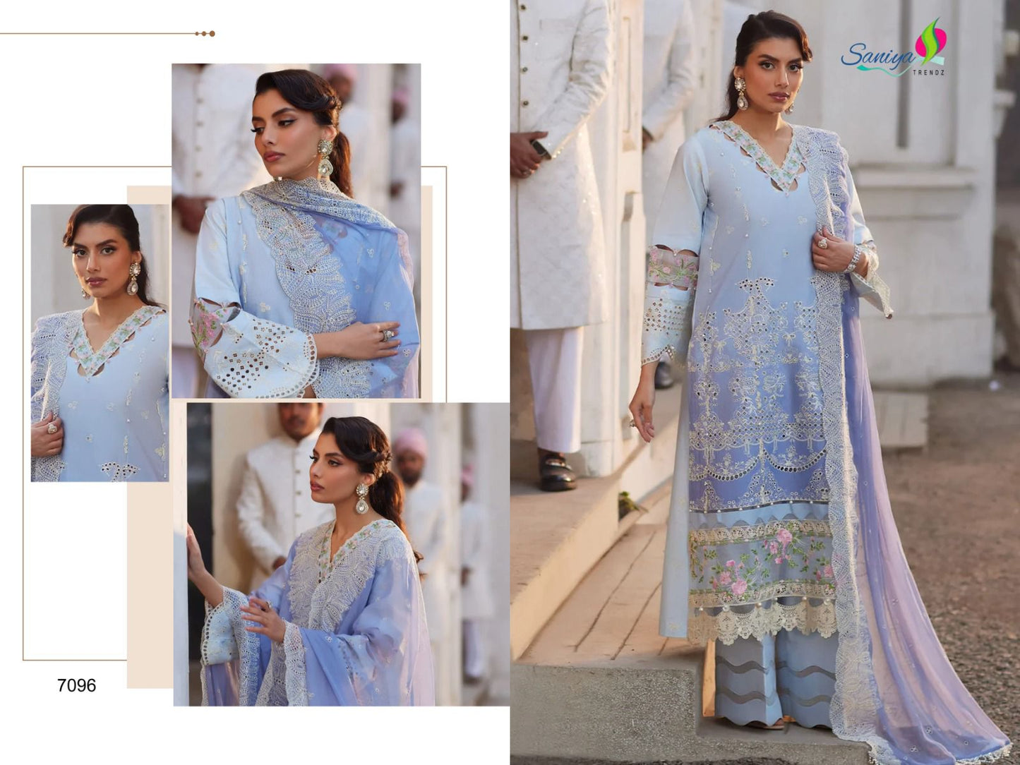 7096 Saniya Trendz Cotton Pakistani Salwar Suits