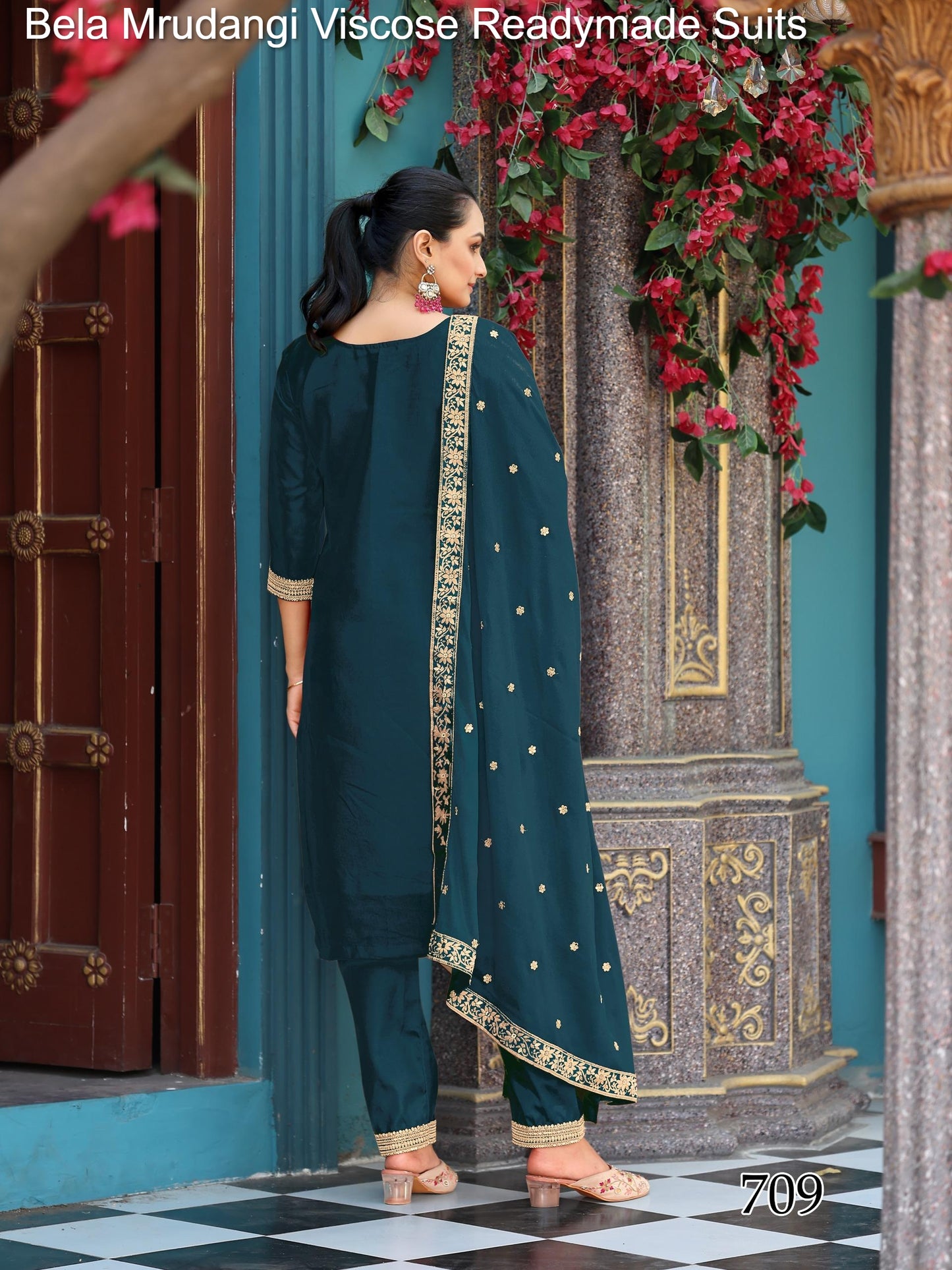 709 Bela Mrudangi Viscose Readymade Suits