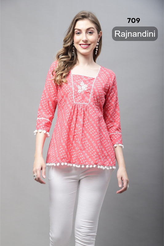 709 Rajnandini Cotton Women Top