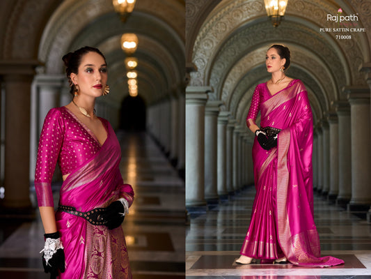 710008 Mungha Rajpath Satin Silk Sarees