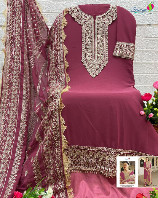 7112C Saniya Trendz Georgette Pakistani Salwar Suits