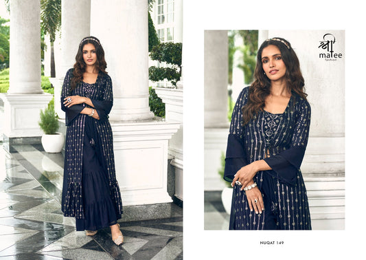 149 Nuqat Shree Matee Fashion Crop Top Plazzo Set
