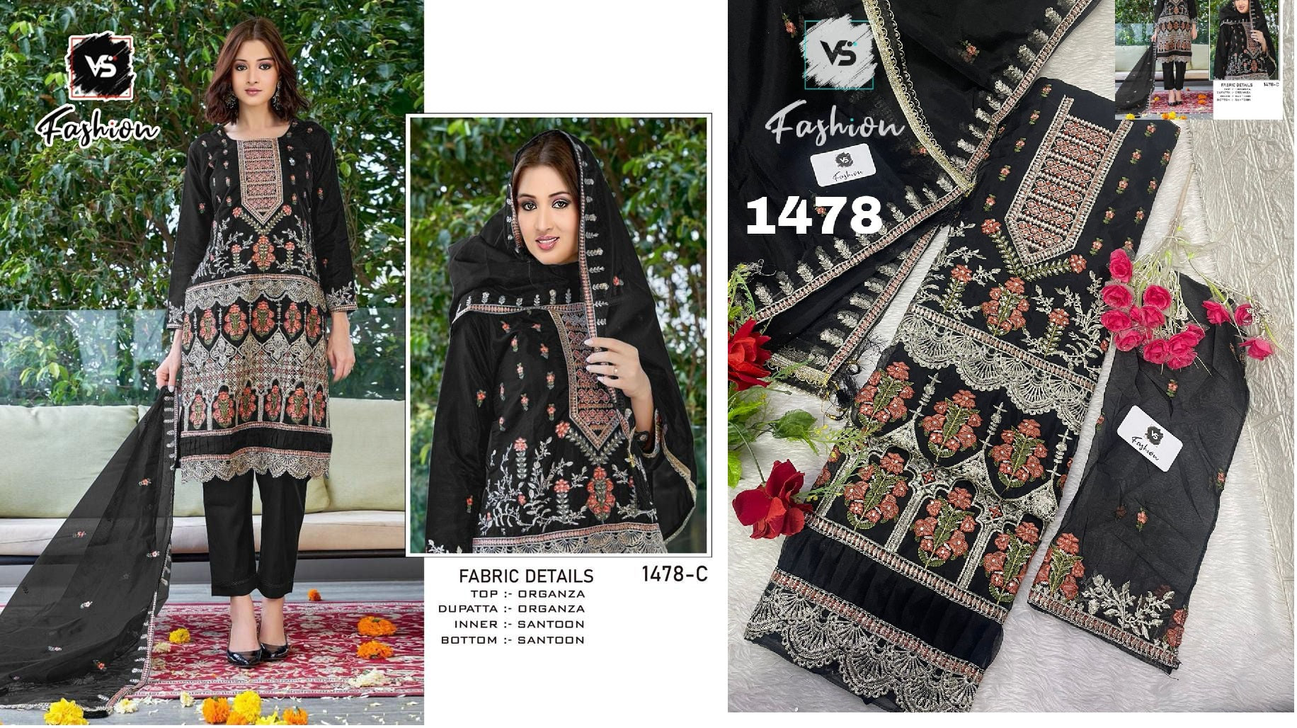 1478C Vs Fashion Pakistani Salwar Suits