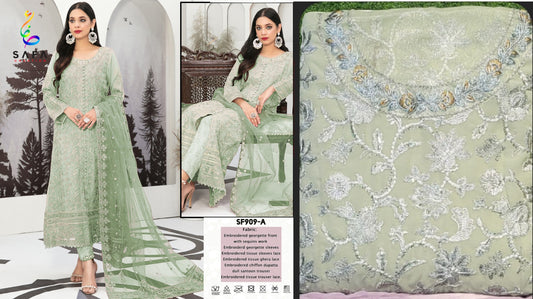 909A Safa Creation Pakistani Salwar Suits