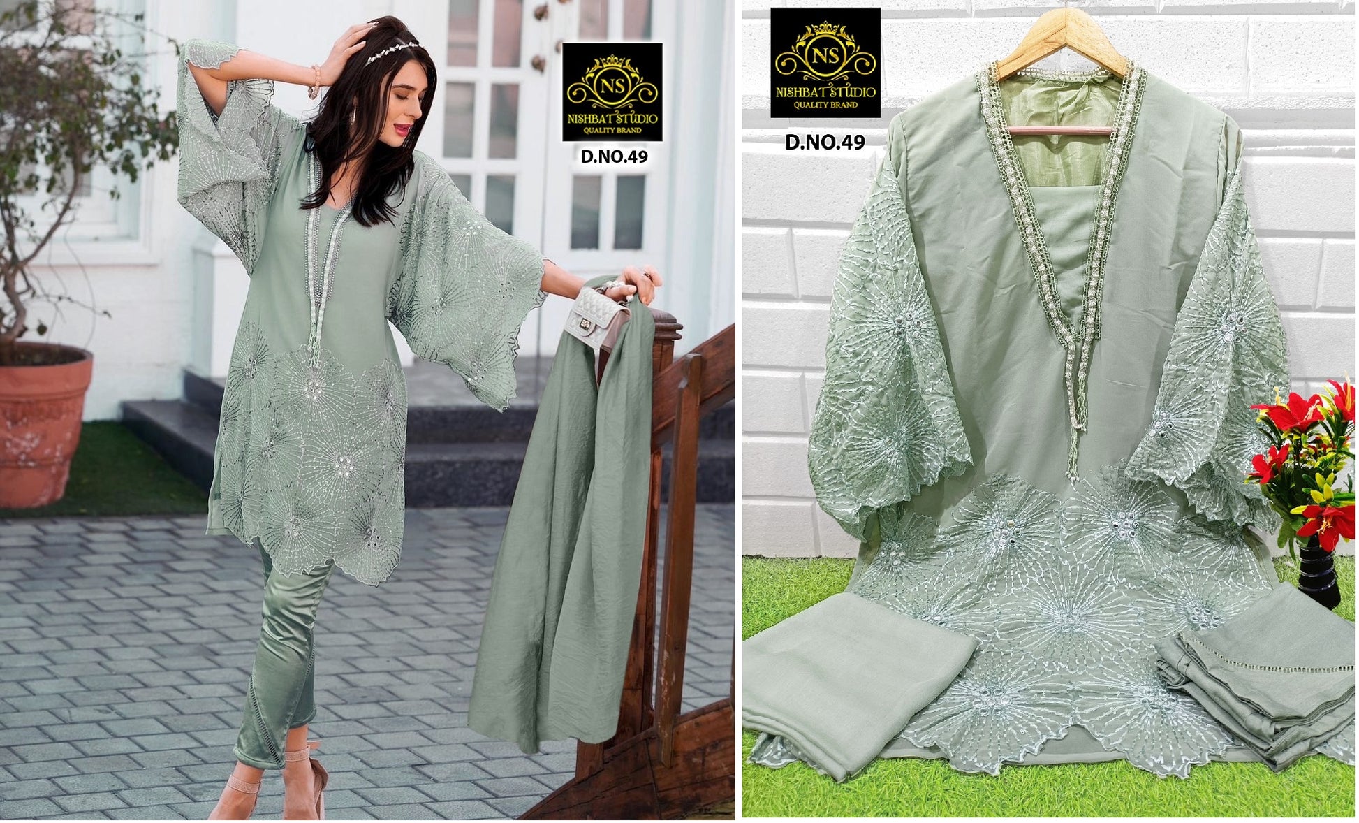 49 Pista Nishbat Studio Pakistani Readymade Suits