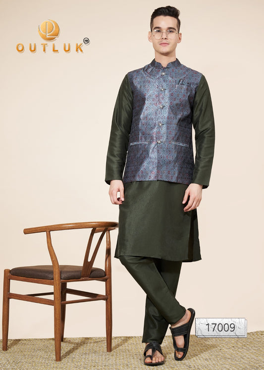 17009 Wedding Collection Vol 17 Outluk Mens Kurta Pyjama