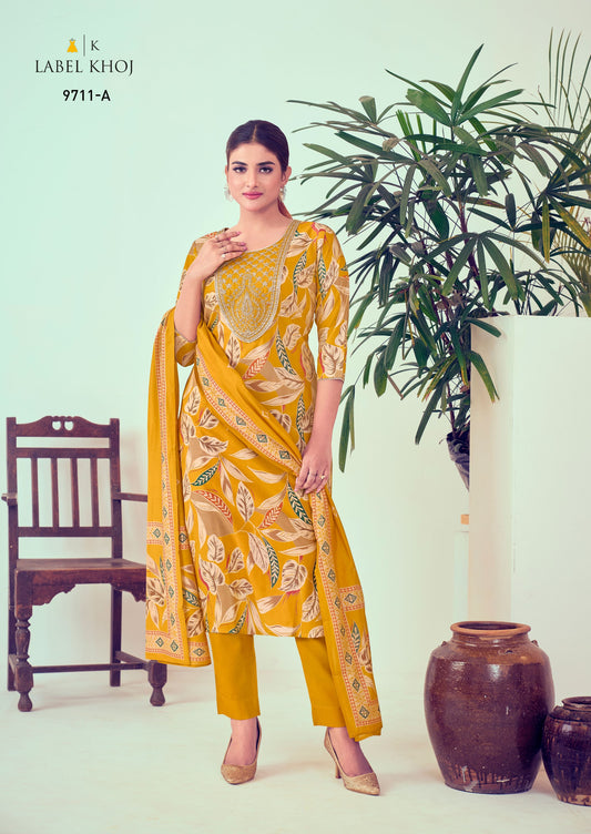 9711A Label Khoj Readymade Suits