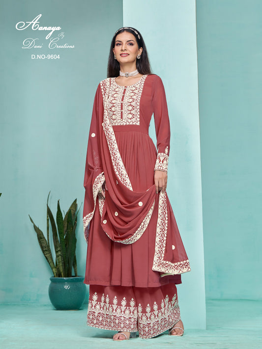 9604 Aanaya Vol 196 Dani Creation Unstitched Suits