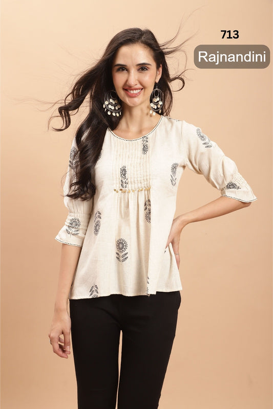 713 Rajnandini Cotton Women Top