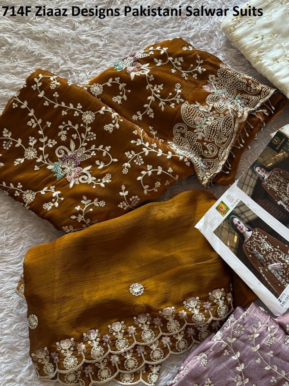 714F Ziaaz Designs Jarkan Pakistani Salwar Suits