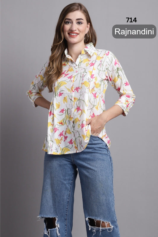 714 Rajnandini Cotton Women Top