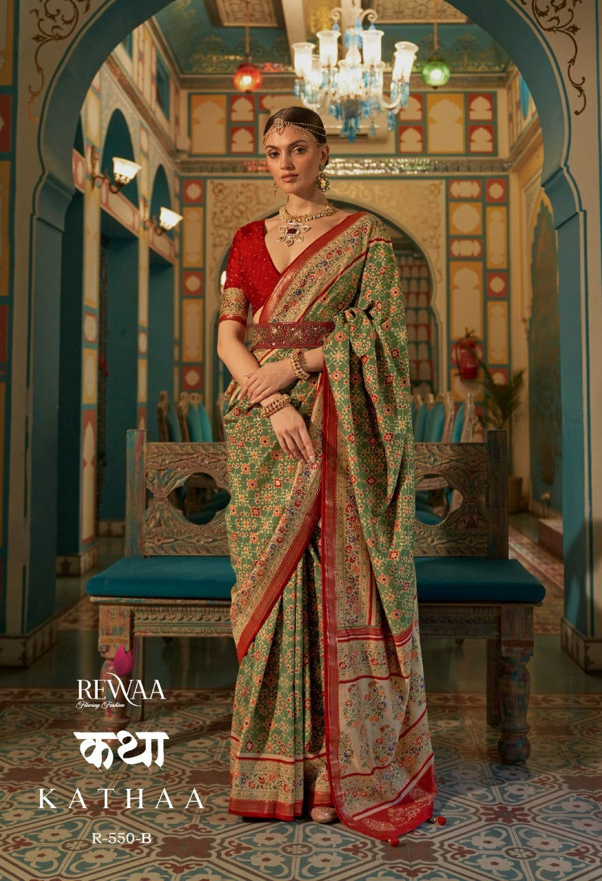 R-550-B Kathaa Rewaa Sarees