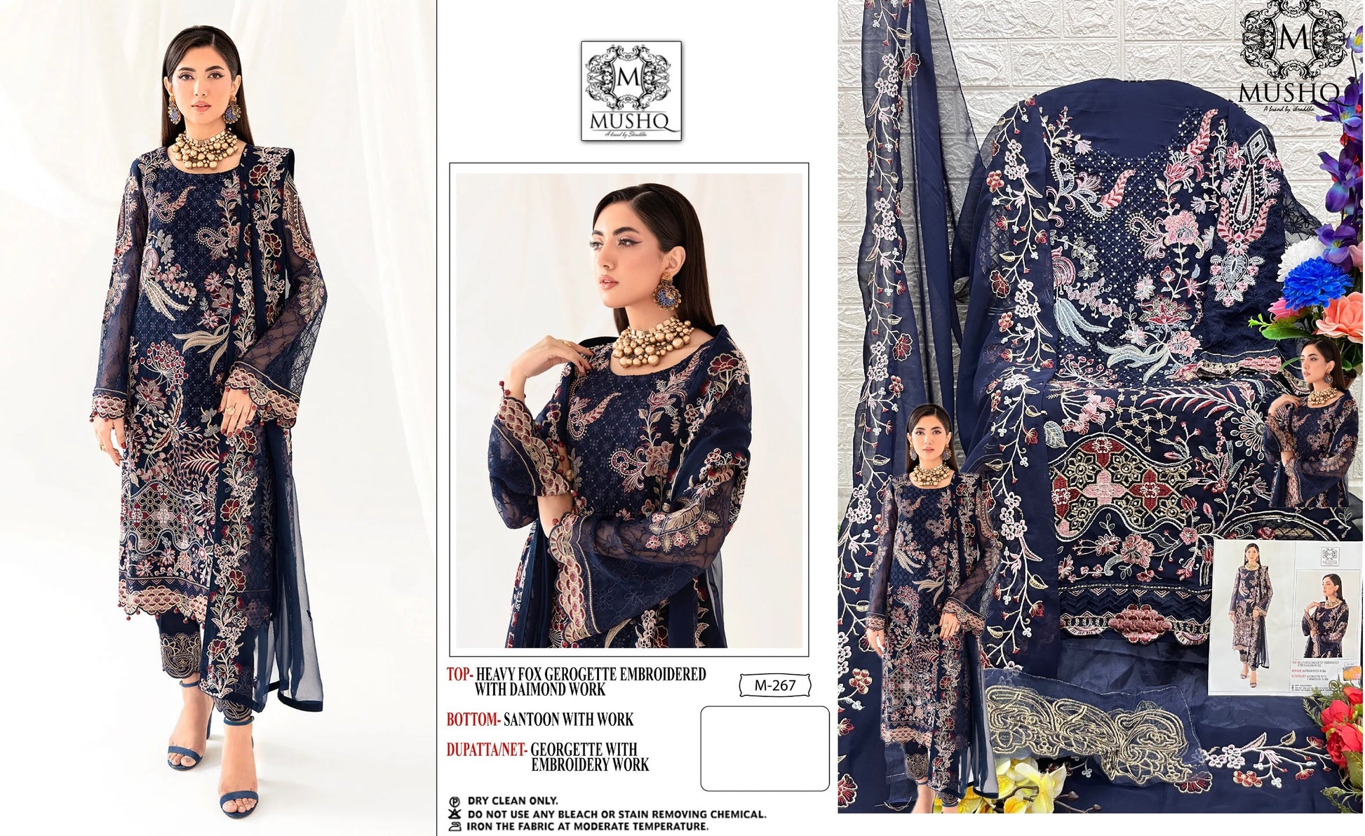 267 Mushq Pakistani Salwar Suits