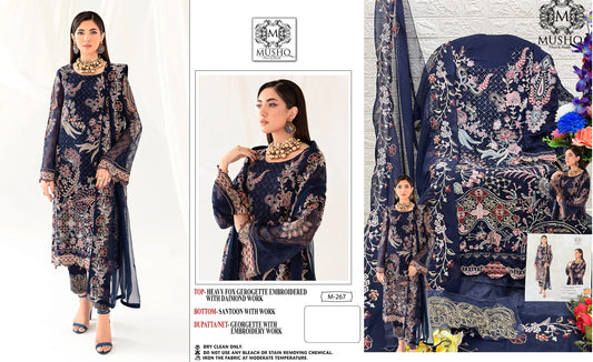 267 Mushq Pakistani Salwar Suits