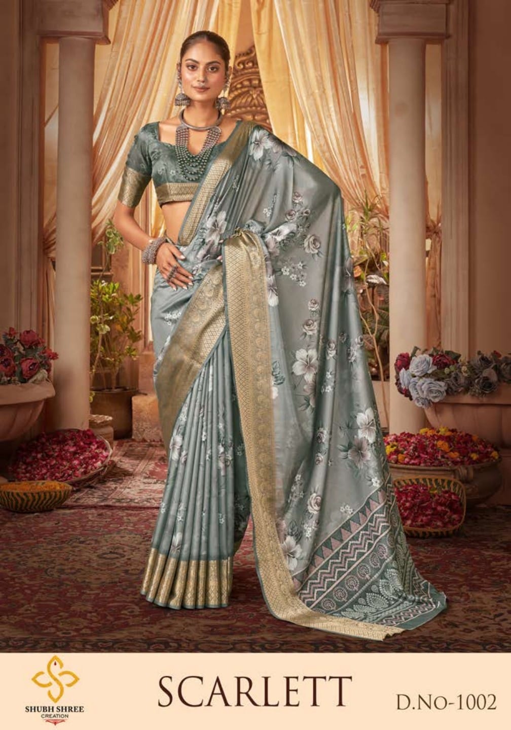 1002 Scarlett Shubh Shree Sarees