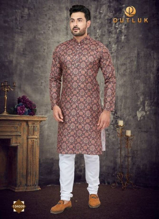 104 - 105 104009 Outluk Mens Kurta Pyjama