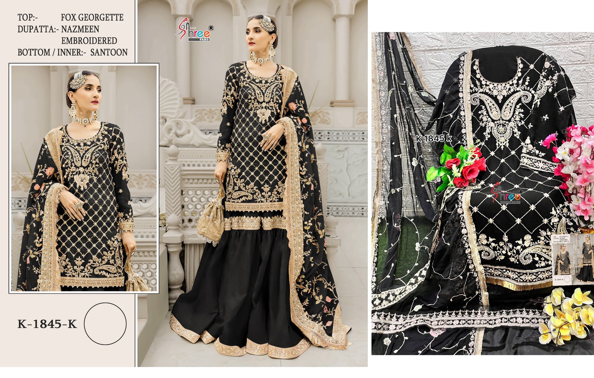 1845K Shree Fabs Pakistani Salwar Suits