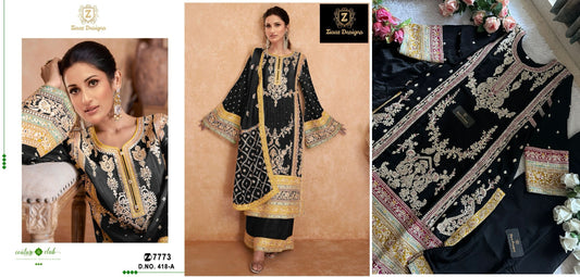 418A Ziaaz Designs Pakistani Readymade Suits
